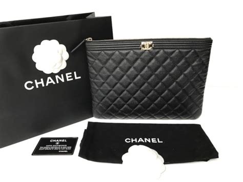 chanel o case clutch boy caviar|The Ultimate Guide to the Chanel Boy Bag .